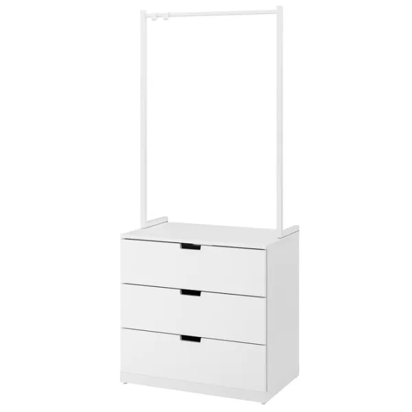 Комод Ikea Nordli 192 x 80 x 47см / МДФ / Белый photo 1