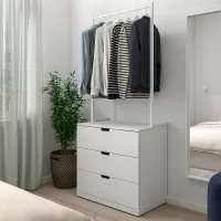 Comodă Ikea Nordli 192 x 80 x 47 / MDF / Alb photo 2