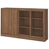 Kухонный шкаф Ikea Tonstad Brown / Стекло