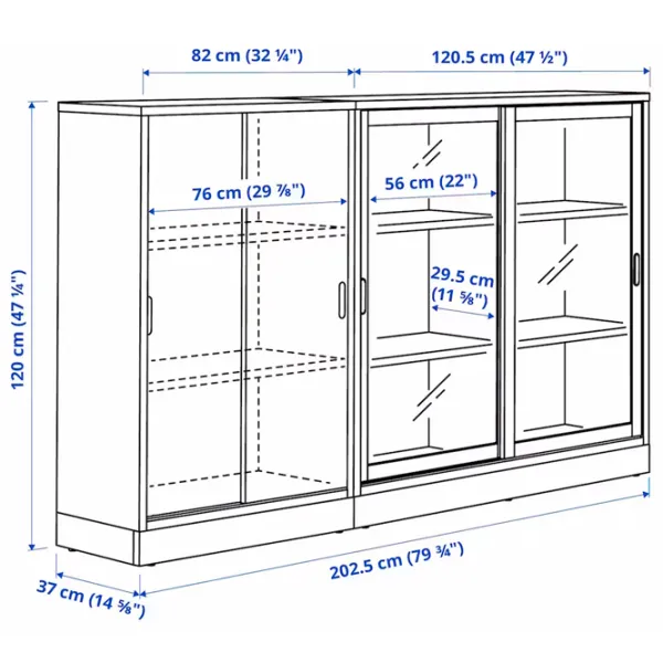 Kухонный шкаф Ikea Tonstad Brown / Стекло photo 5 Kухонный шкаф Ikea Tonstad Brown / Стекло photo 5