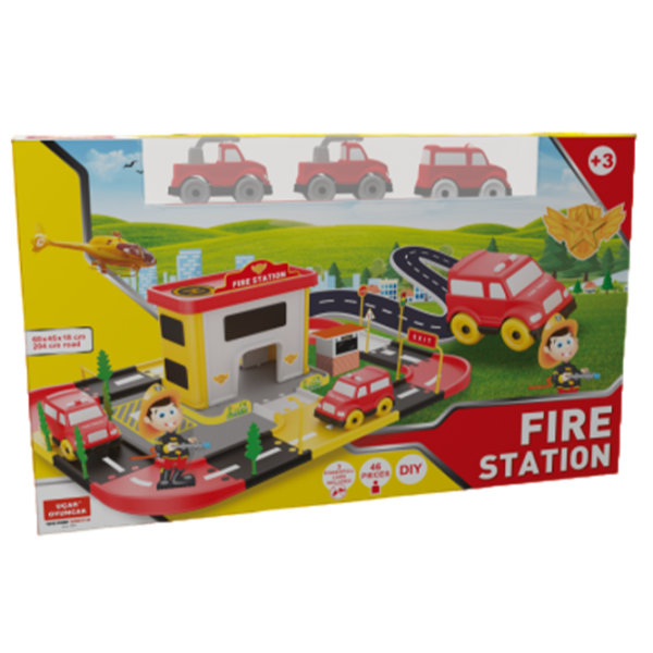 Pistă auto Ucar Toys 8695989005348 69  / / Black Red photo 3