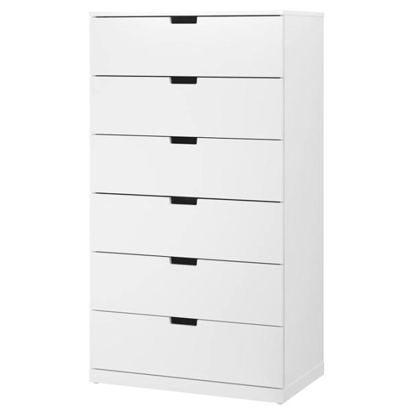 Комод Ikea Nordli 145 x 80 x 47см / МДФ / Белый photo 1