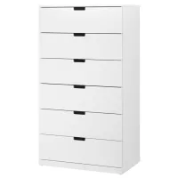 Комод Ikea Nordli 145 x 80 x 47см / МДФ / Белый