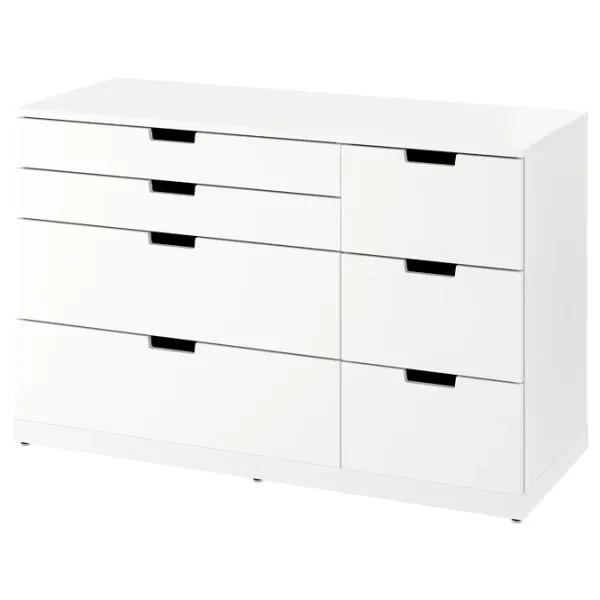 Комод Ikea Nordli 76 x 120 x 47см / МДФ / Белый photo 1