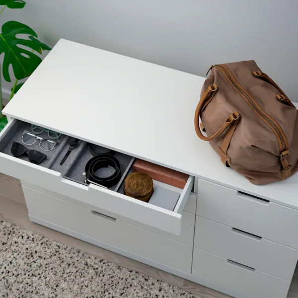 Комод Ikea Nordli 76 x 120 x 47см / МДФ / Белый photo 2