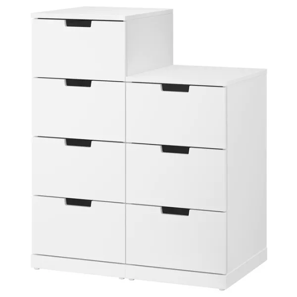 Комод Ikea Nordli 99 x 80 x 47см / МДФ / Белый photo 1