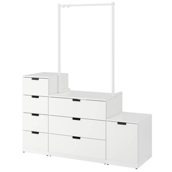 Комод Ikea Nordli 192 x 160 x 47см / МДФ / Белый photo 1