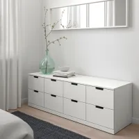 Комод Ikea Nordli 54 x 160 x 47см / МДФ / Белый photo 2