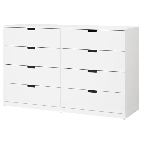 Comodă Ikea Nordli 99 x 160 x 47 / MDF / Alb photo 1