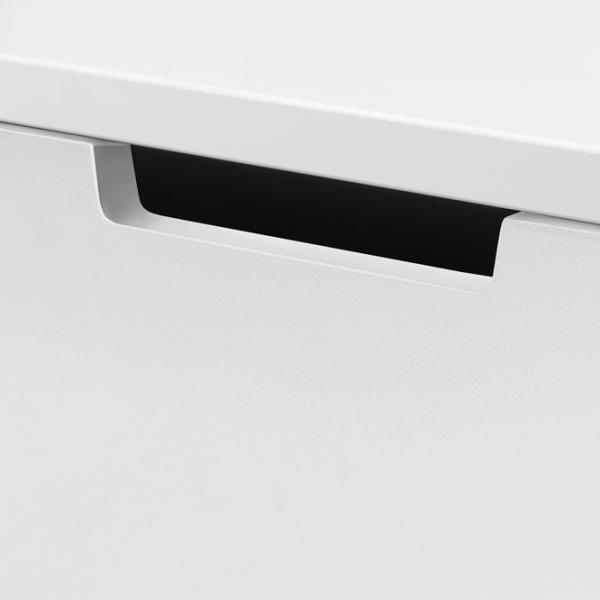 Comodă Ikea Nordli 99 x 160 x 47 / MDF / Alb photo 3