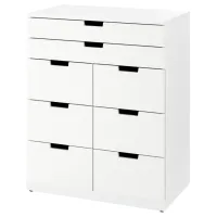Комод Ikea Nordli 99 x 80 x 47см / МДФ / Белый