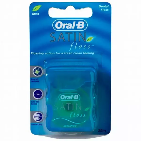 Ațe dentare Oral-B SATIN FLOSS MINT Blue / Mint photo 1