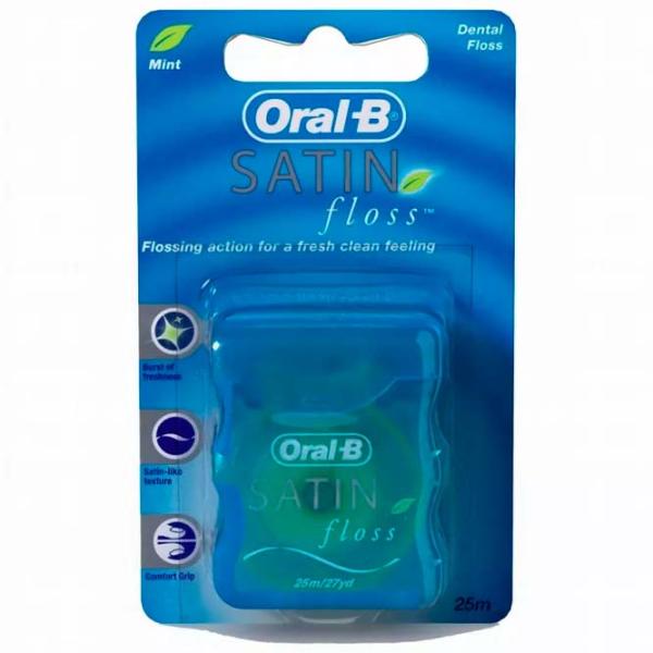 Ațe dentare Oral-B SATIN FLOSS MINT Blue / Mint photo 1