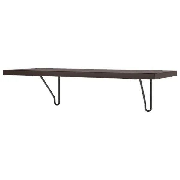 Полка Ikea Bergshult/Forlaggare ДСП / Черный-коричневый photo 1 Полка Ikea Bergshult/Forlaggare ДСП / Черный-коричневый photo 1