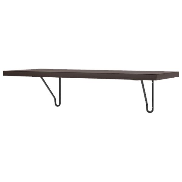 Полка Ikea Bergshult/Forlaggare ДСП / Черный-коричневый photo 1 Полка Ikea Bergshult/Forlaggare ДСП / Черный-коричневый photo 1