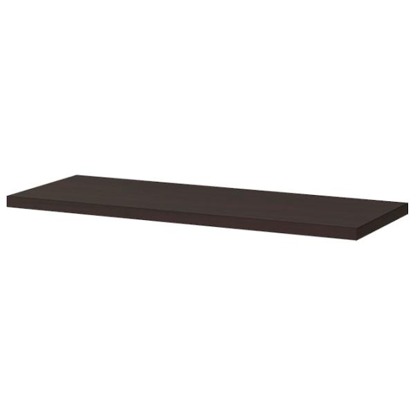 Полка Ikea Bergshult/Forlaggare ДСП / Черный-коричневый photo 2 Полка Ikea Bergshult/Forlaggare ДСП / Черный-коричневый photo 2