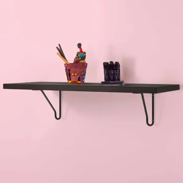 Полка Ikea Bergshult/Forlaggare ДСП / Черный-коричневый photo 6 Полка Ikea Bergshult/Forlaggare ДСП / Черный-коричневый photo 6