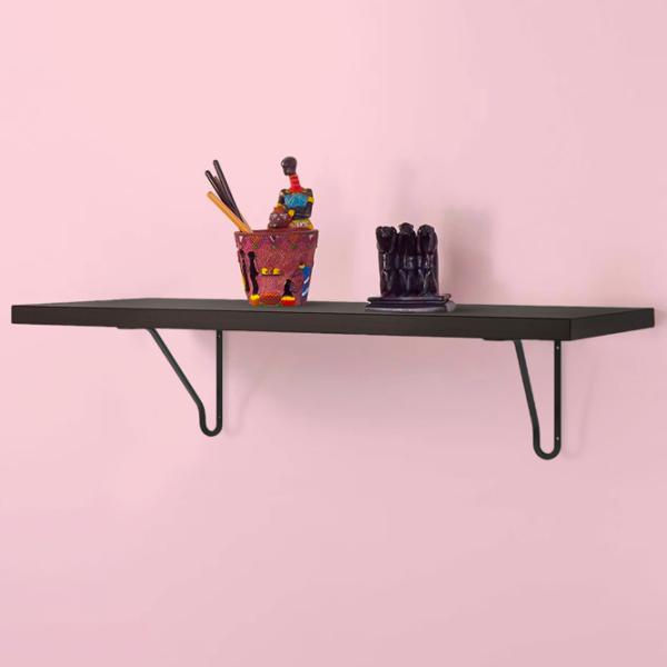 Полка Ikea Bergshult/Forlaggare ДСП / Черный-коричневый photo 6 Полка Ikea Bergshult/Forlaggare ДСП / Черный-коричневый photo 6