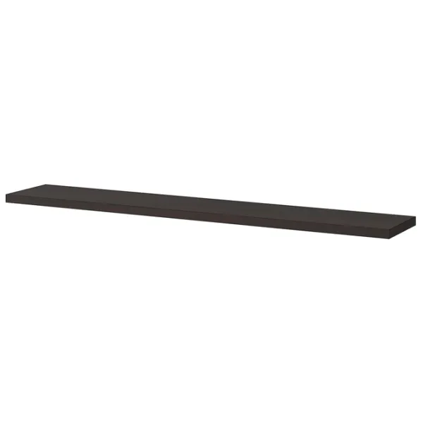 Полка Ikea Bergshult/Forlaggare ДСП / Черный-коричневый photo 2
