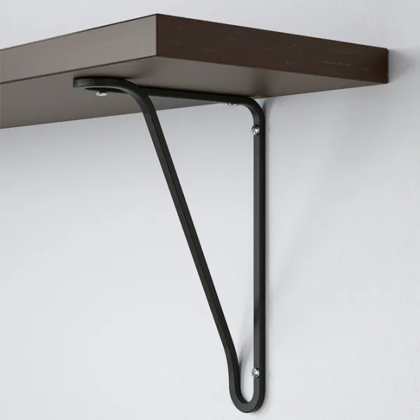 Полка Ikea Bergshult/Forlaggare ДСП / Черный-коричневый photo 4