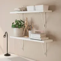 Полка Ikea Bergshult/Forlaggare ДСП / Белый photo 7