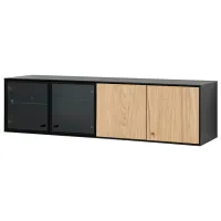 Raft Ikea Boastad PAL / Negru-maro