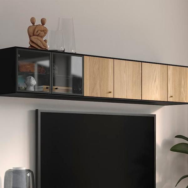 Полка Ikea Boastad ДСП / Черный-коричневый photo 5 Полка Ikea Boastad ДСП / Черный-коричневый photo 5
