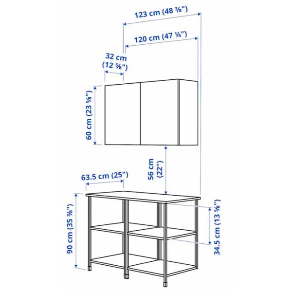 Kухонный шкаф Ikea Enhet Brown / ДСП photo 5 Kухонный шкаф Ikea Enhet Brown / ДСП photo 5