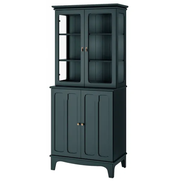 Kухонный шкаф Ikea Lommarp Темно-зеленый / Стекло photo 1 Kухонный шкаф Ikea Lommarp Темно-зеленый / Стекло photo 1