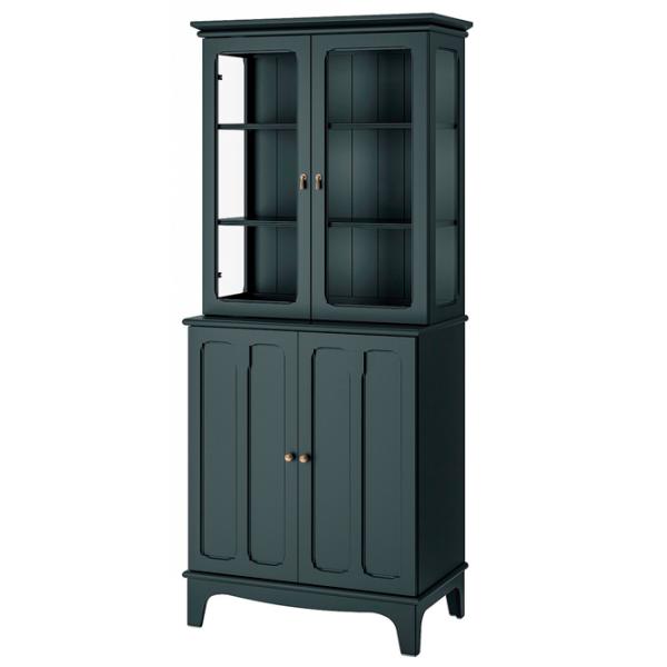 Kухонный шкаф Ikea Lommarp Темно-зеленый / Стекло photo 1 Kухонный шкаф Ikea Lommarp Темно-зеленый / Стекло photo 1