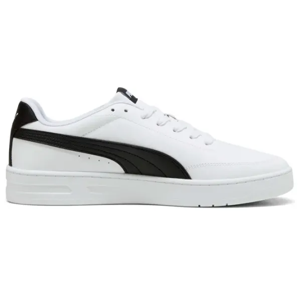 Ghete pentru bărbați Puma Court Classic Clean 45 / White Black photo 2