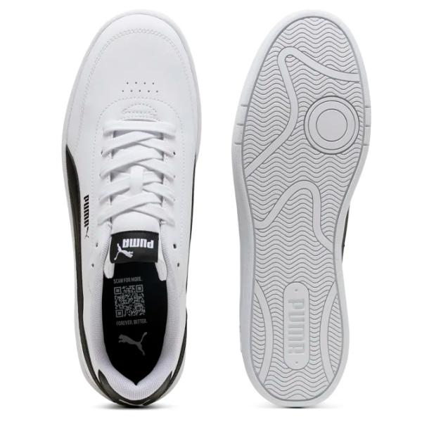 Ghete pentru bărbați Puma Court Classic Clean 45 / White Black photo 4