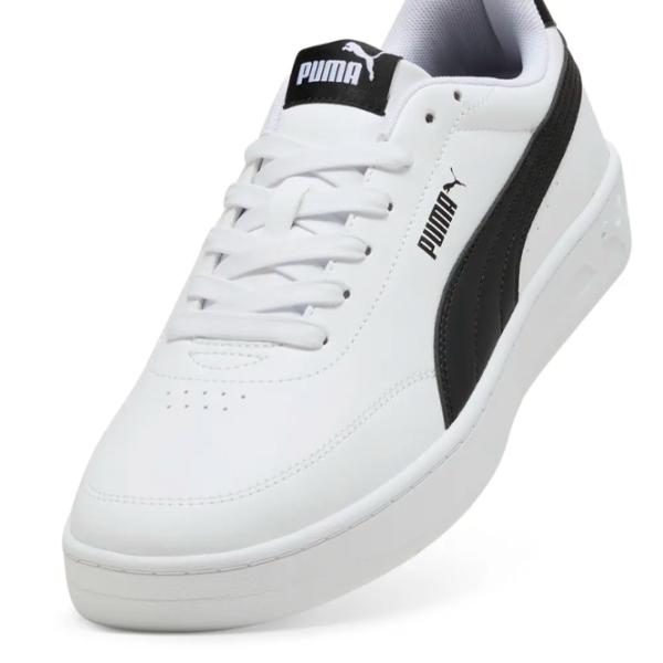 Ghete pentru bărbați Puma Court Classic Clean 45 / White Black photo 5