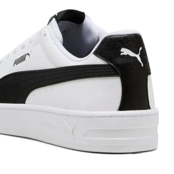 Ghete pentru bărbați Puma Court Classic Clean 45 / White Black photo 6