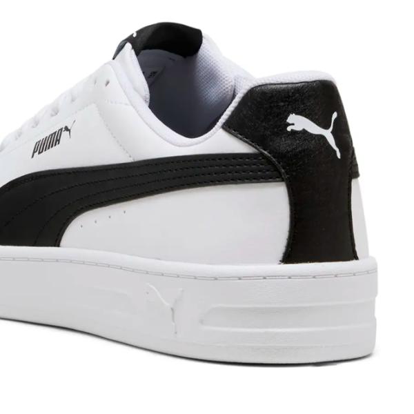 Ghete pentru bărbați Puma Court Classic Clean 45 / White Black photo 6