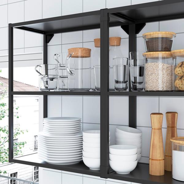 Raft Ikea Enhet Oțel inoxidabil / Anthracite photo 2