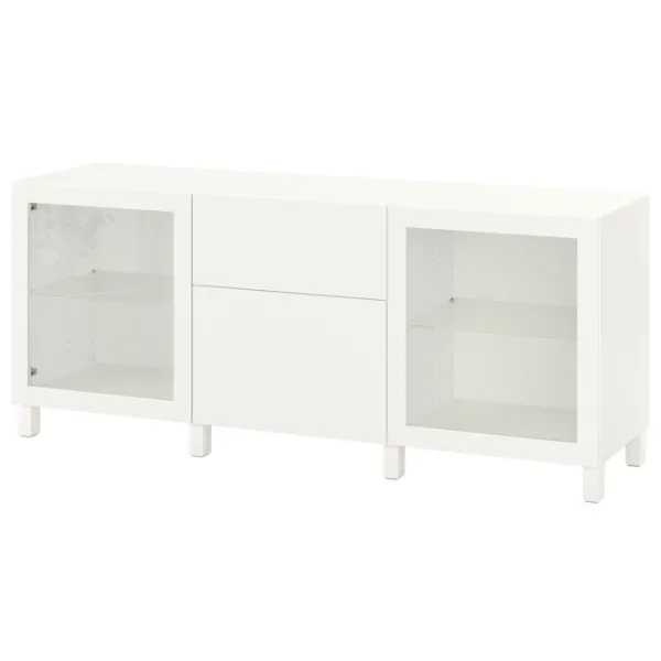 Kухонный шкаф Ikea Besta/Sindvik/Stubbarp White / Стекло photo 1 Kухонный шкаф Ikea Besta/Sindvik/Stubbarp White / Стекло photo 1
