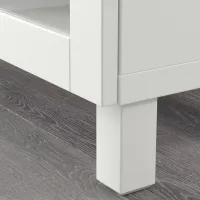 Dulap de bucătărie Ikea Besta/Sindvik/Stubbarp White / Sticlă photo 3