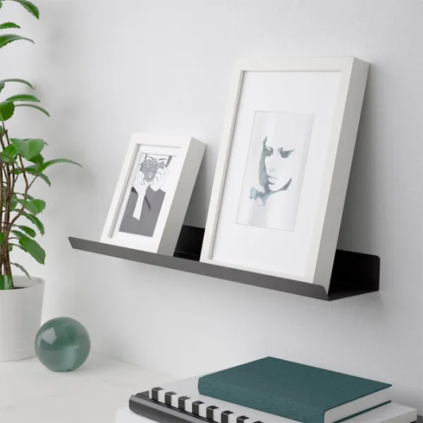 Raft Ikea Malmback Oțel inoxidabil / Dark Gray photo 5