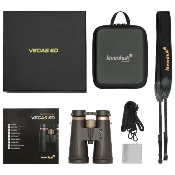 Бинокль Levenhuk Vegas ED 12x50 Коричневый photo 28 Бинокль Levenhuk Vegas ED 12x50 Коричневый photo 28