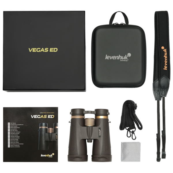 Бинокль Levenhuk Vegas ED 12x50 Коричневый photo 28 Бинокль Levenhuk Vegas ED 12x50 Коричневый photo 28