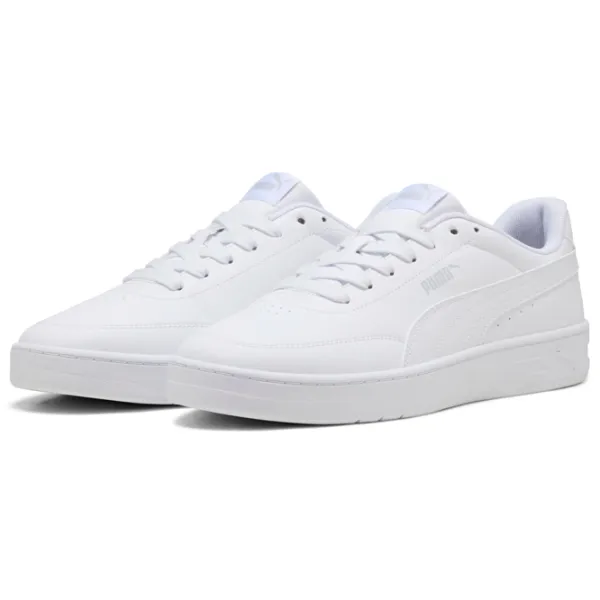 Ghete pentru bărbați Puma Court Classic Clean 48 / White photo 1 Ghete pentru bărbați Puma Court Classic Clean 48 / White photo 1