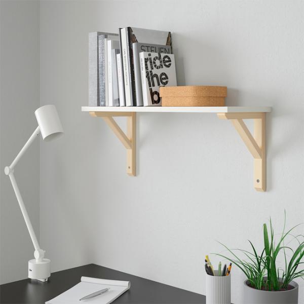 Полка Ikea Bergshult/Sandshult ДСП / Белый photo 2