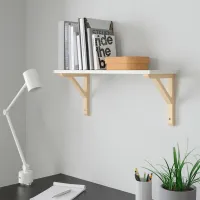 Полка Ikea Bergshult/Sandshult ДСП / Белый photo 2
