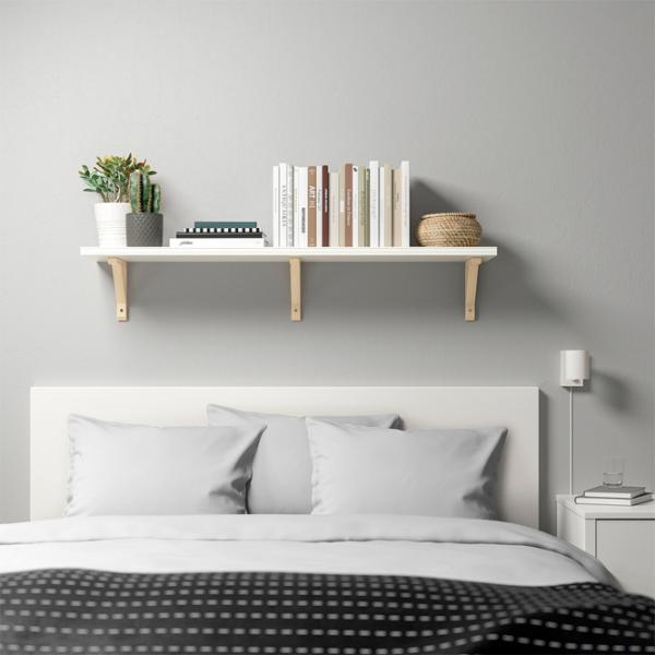 Полка Ikea Bergshult/Sandshult ДСП / Белый photo 2 Полка Ikea Bergshult/Sandshult ДСП / Белый photo 2