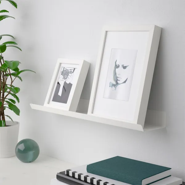 Полка Ikea Malmback Нержавеющая сталь / Белый photo 2