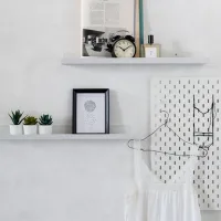 Raft Ikea Malmback Oțel inoxidabil / White photo 5
