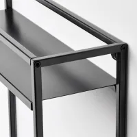 Raft Ikea Lindasen Oțel inoxidabil / Anthracite photo 2