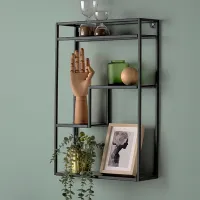 Raft Ikea Lindasen Oțel inoxidabil / Anthracite photo 3