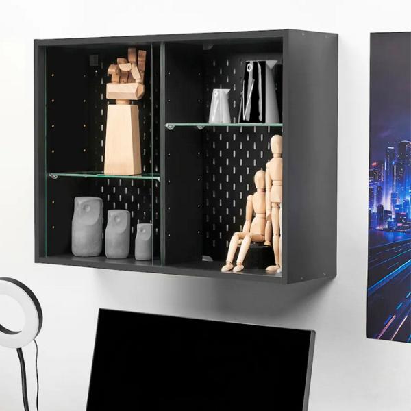 Полка Ikea Uppspel Нержавеющая сталь / Тёмно-серый photo 6